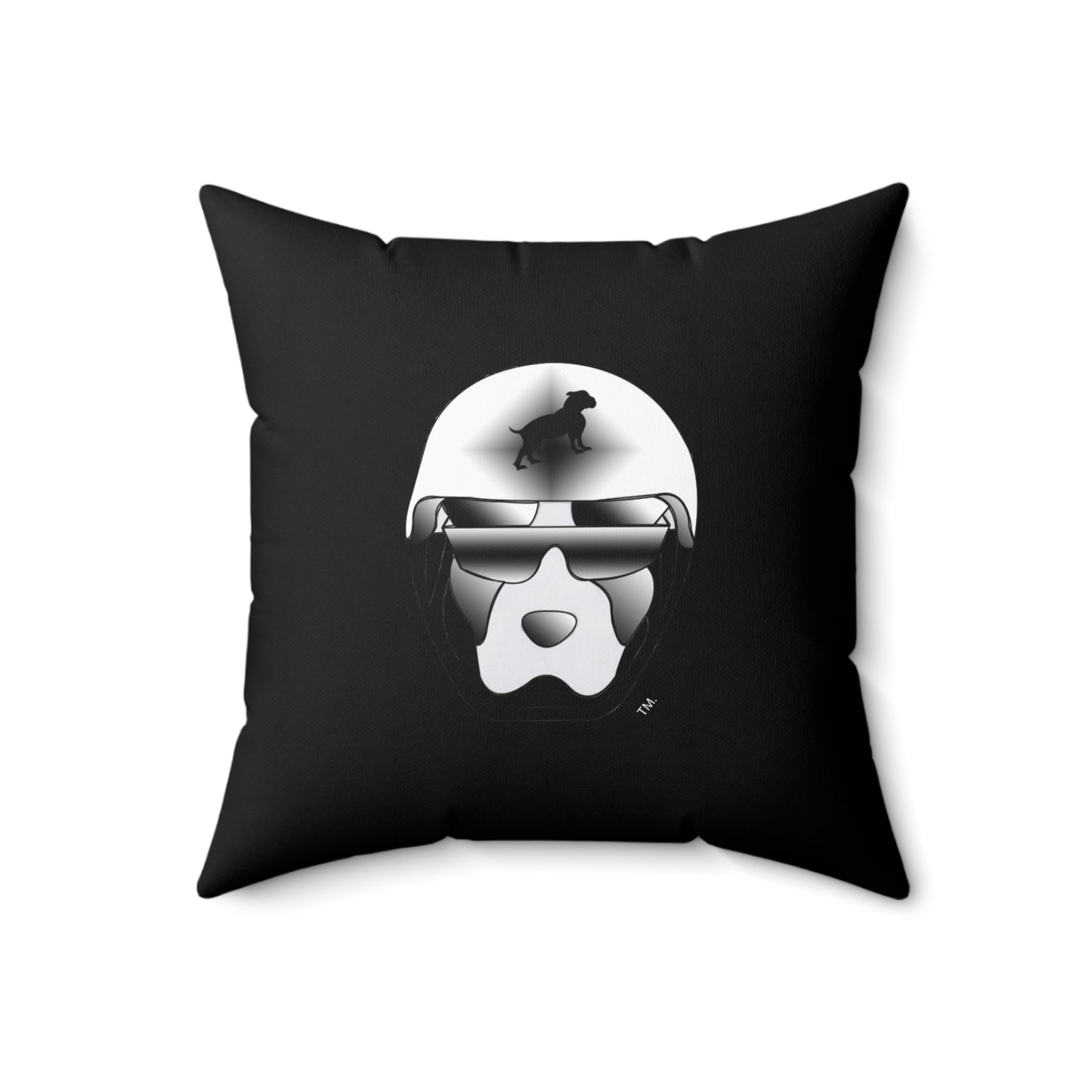 Driprime Streetwear DripDecor TM. SkateDogg TM. Polyester Square Pillow