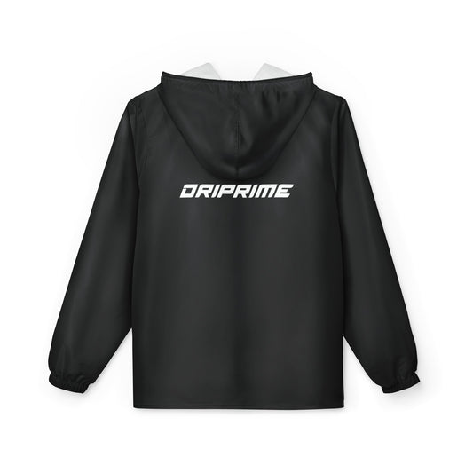 Driprime Streetwear Slant Logo TM. Windbreaker Hoodie (Men's)