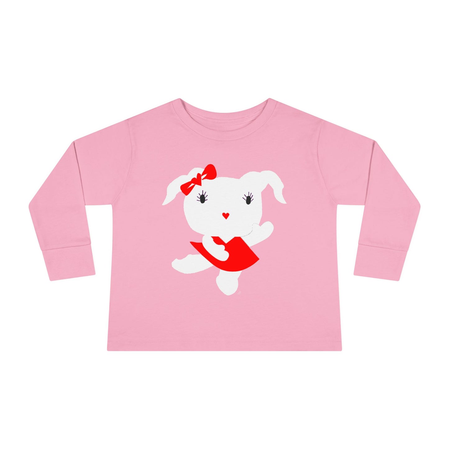 Driprime Toddler Cutie Pie TM. Character Long Sleeve Tee (Girls)