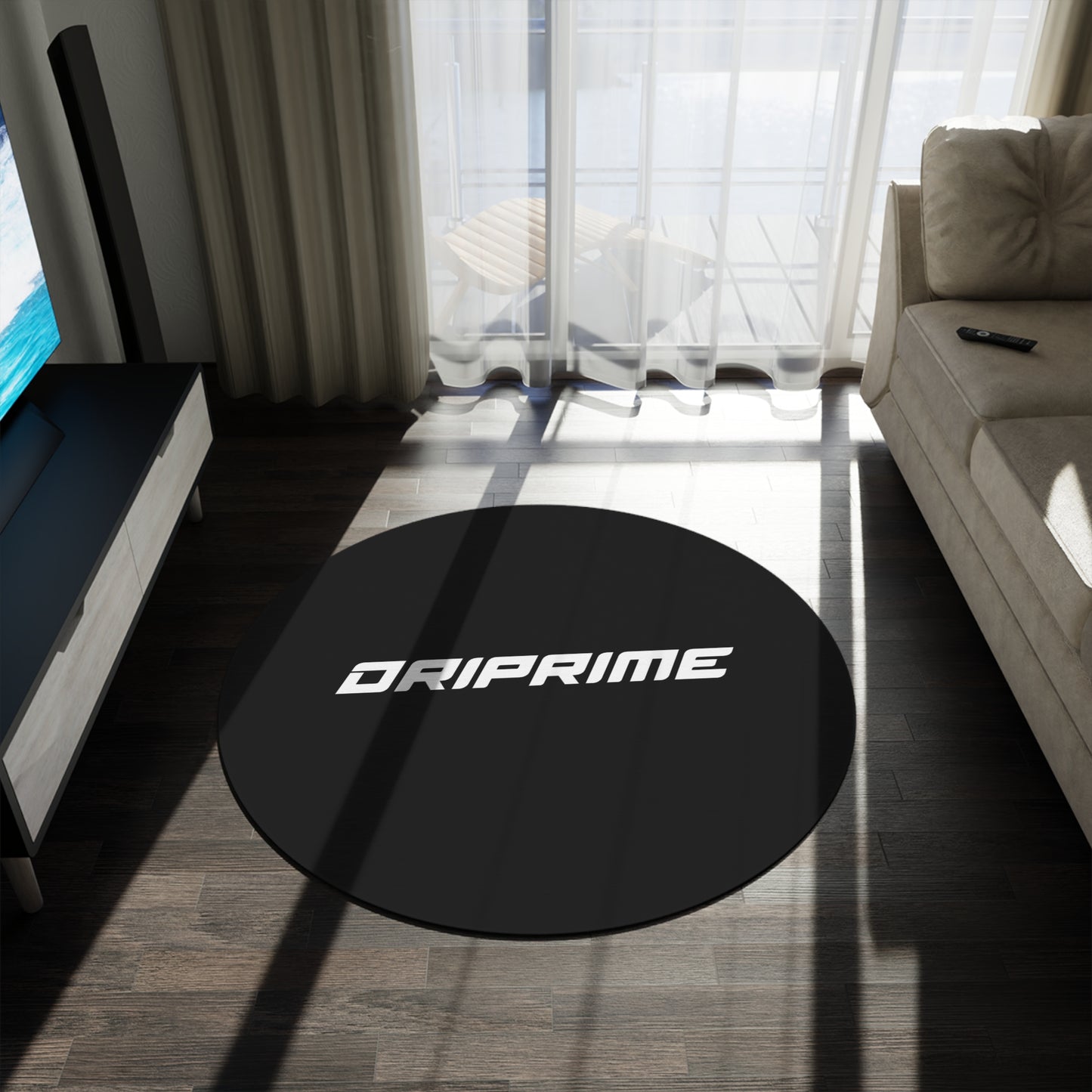 Driprime Streetwear DripDecor TM. Round Rug