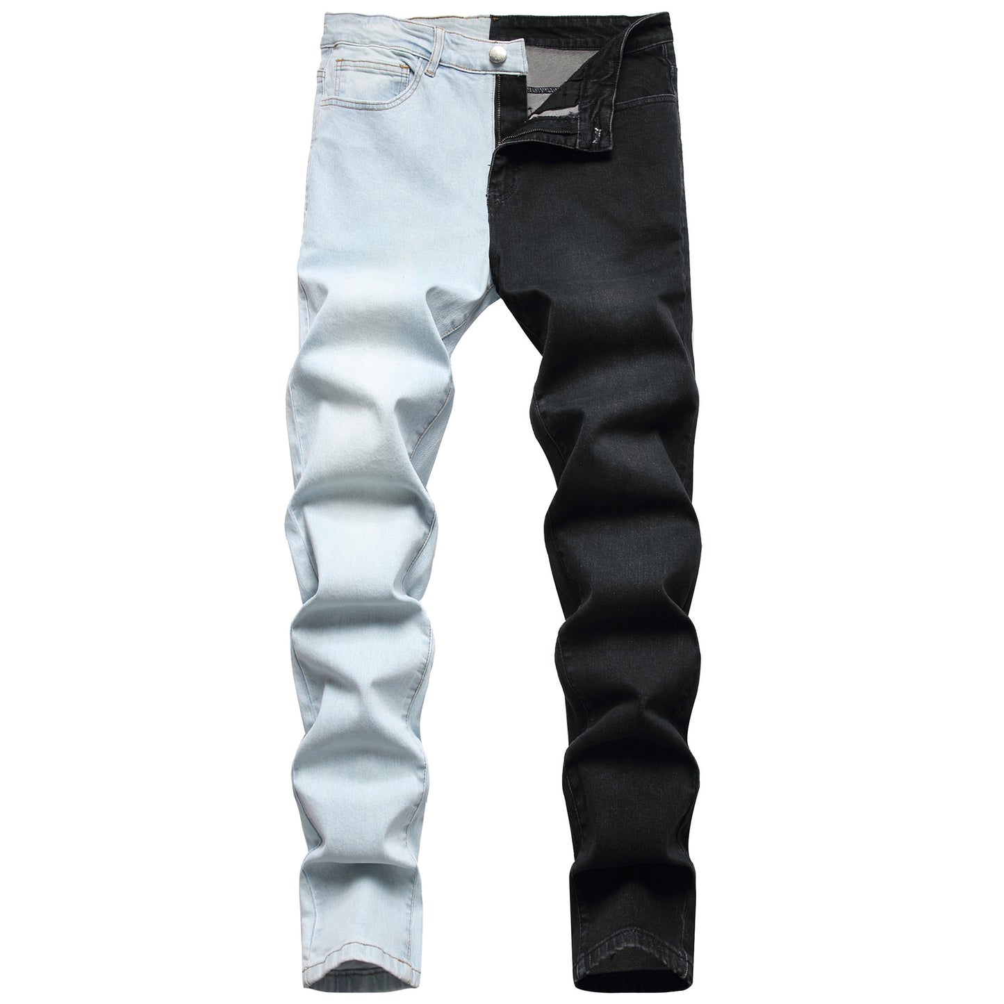 Driprime Streetwear Two-Color Stretch Skinny Jeans (Men's)