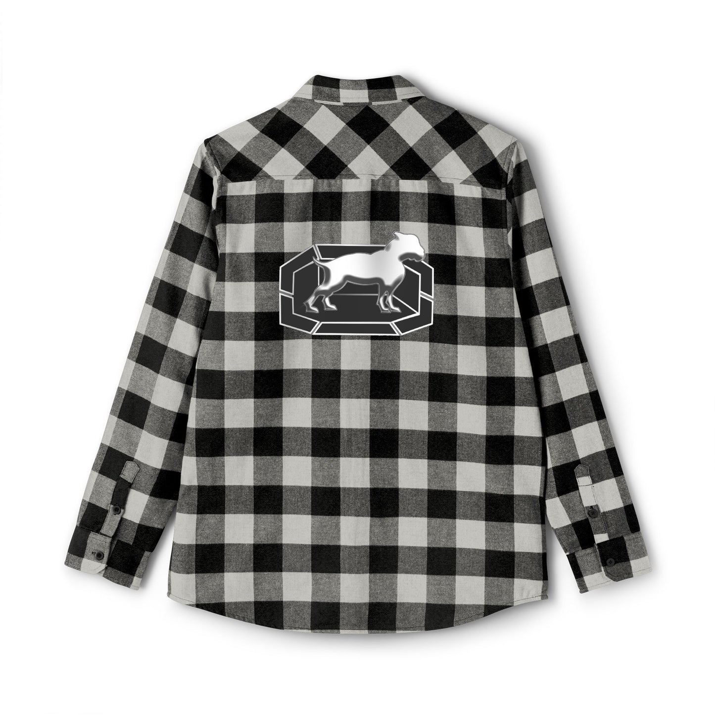 Driprime Streetwear Triple Octagon Iconic Dog TM. Flannel Shirt (Men's)