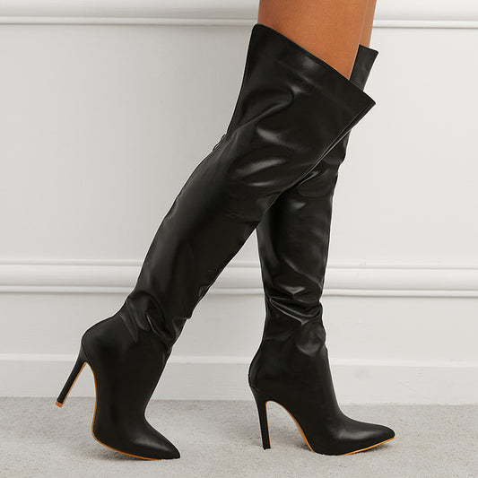 Driprime SuperModel Stiletto TM. Back Zipper (Over Knee Boots)