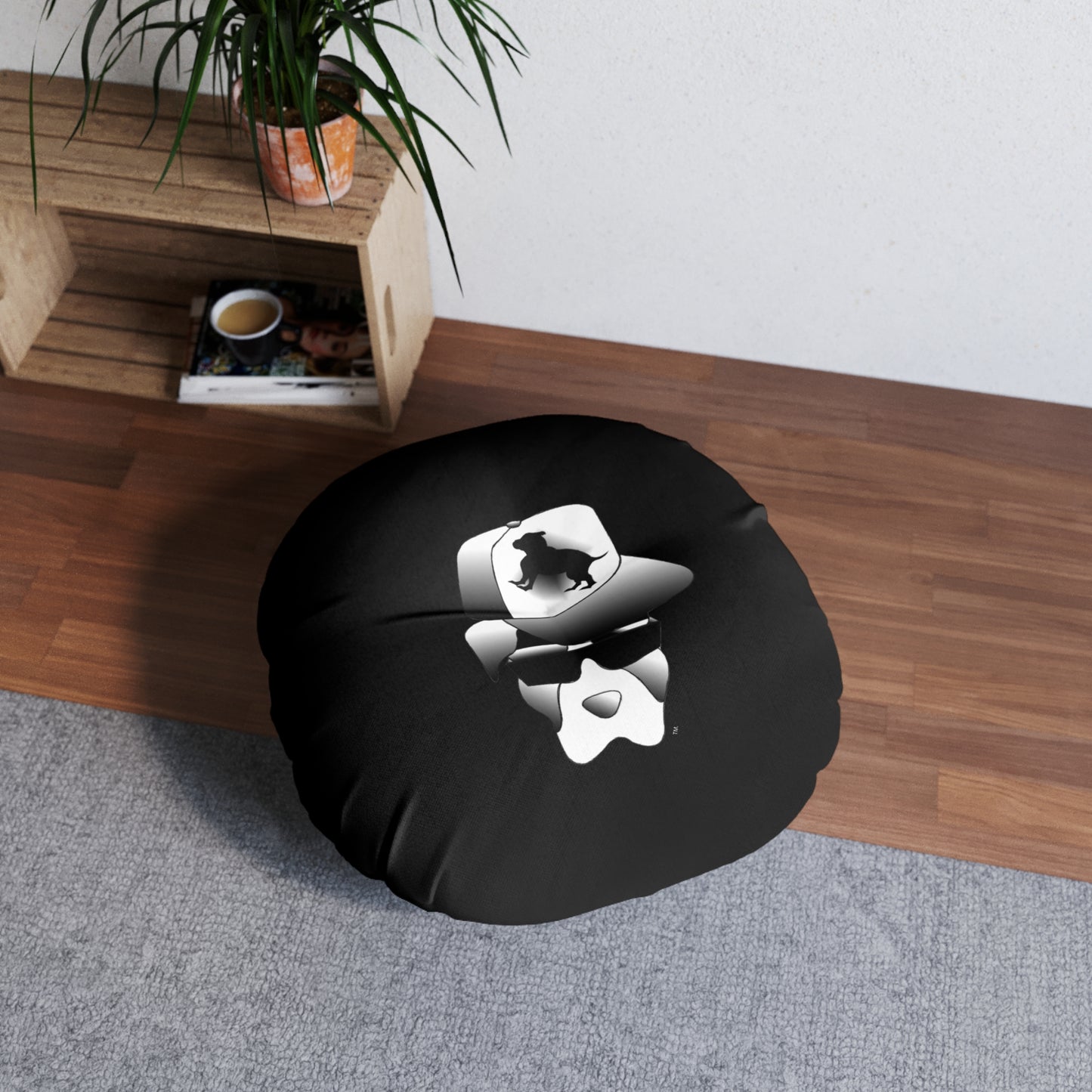 Driprime Streetwear DripDecor TM. Round Tufted Floor Pillow