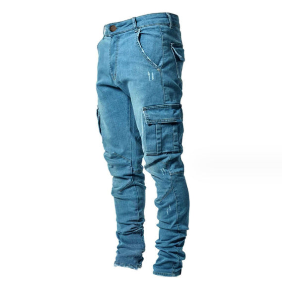 Driprime Streetwear Cargo Skinny Jeans (Men's)