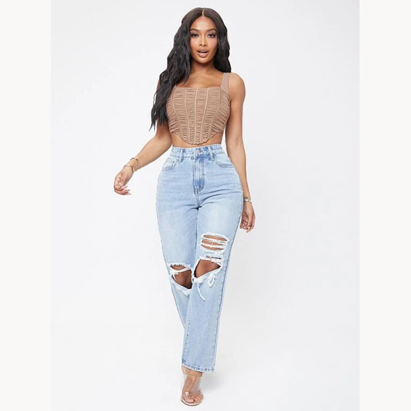 Driprime SnatchWaist TM. High Waisted Skinny Jeans (Women's)